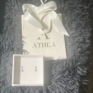 Athea Drop Heart Earrings (from France!)